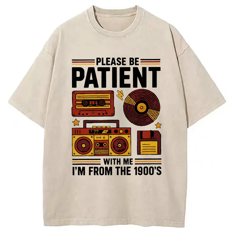 Modecanvas 90s Retro Stuff Washed T-Shirt