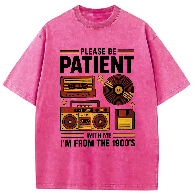 Modecanvas 90s Retro Stuff Washed T-Shirt