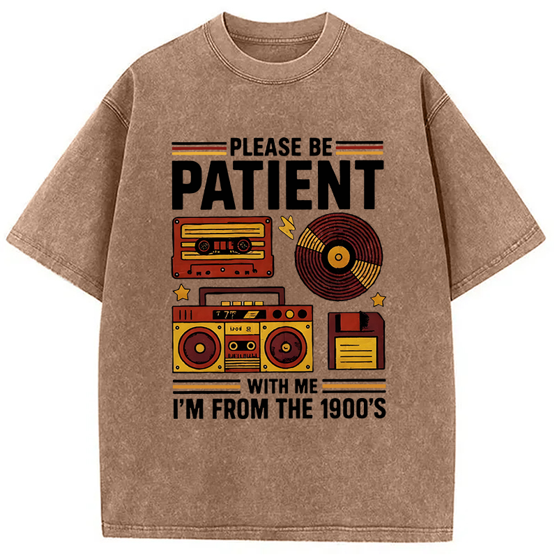 Modecanvas 90s Retro Stuff Washed T-Shirt