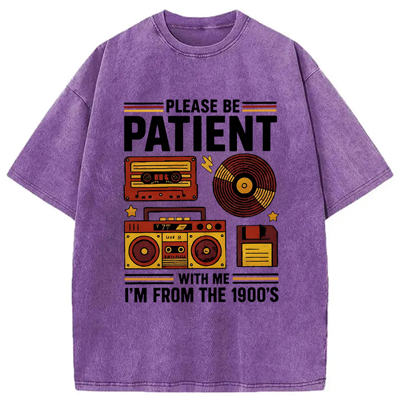 Modecanvas 90s Retro Stuff Washed T-Shirt