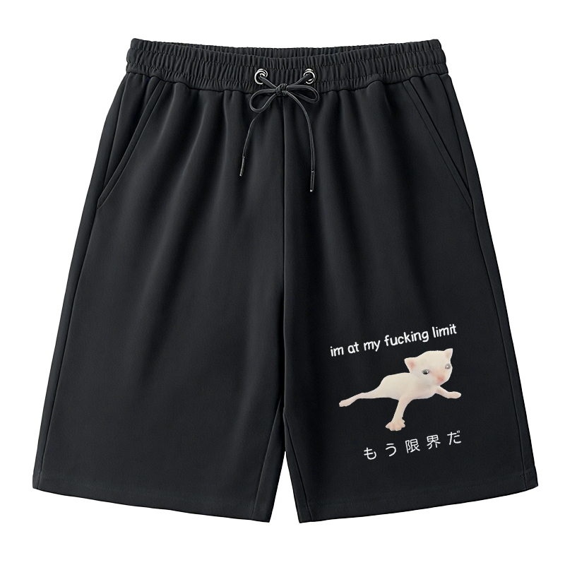 Modecanvas Cat Reaching Its Limit Classic Short