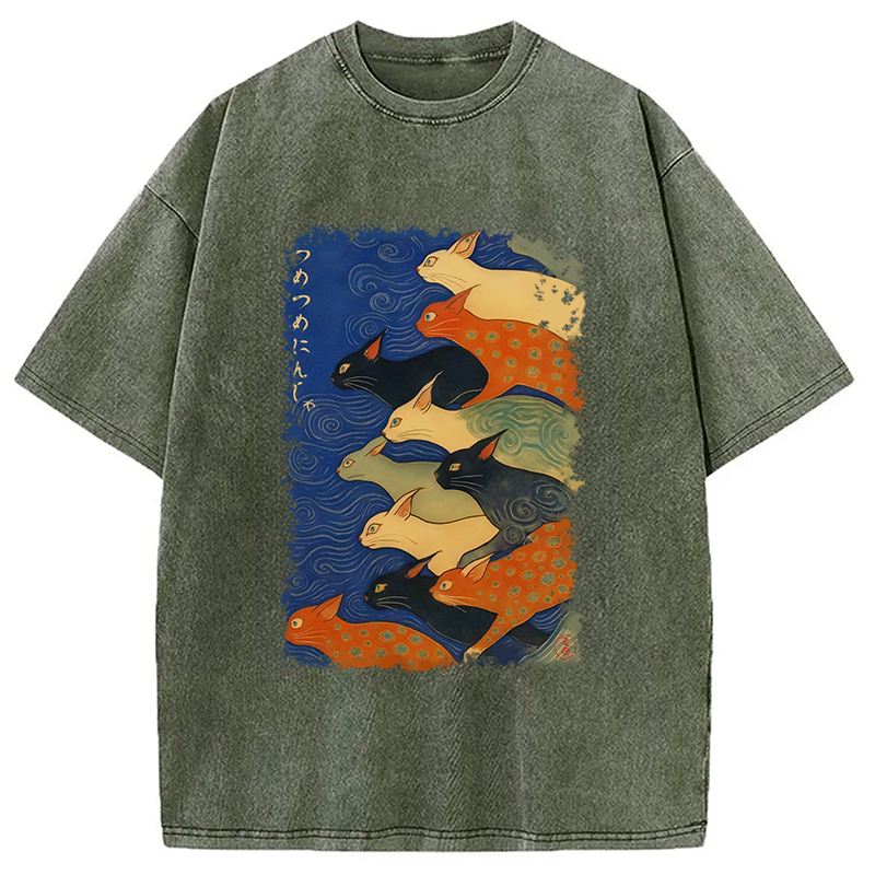 Modecanvas Claw-some Ninja Washed T-Shirt