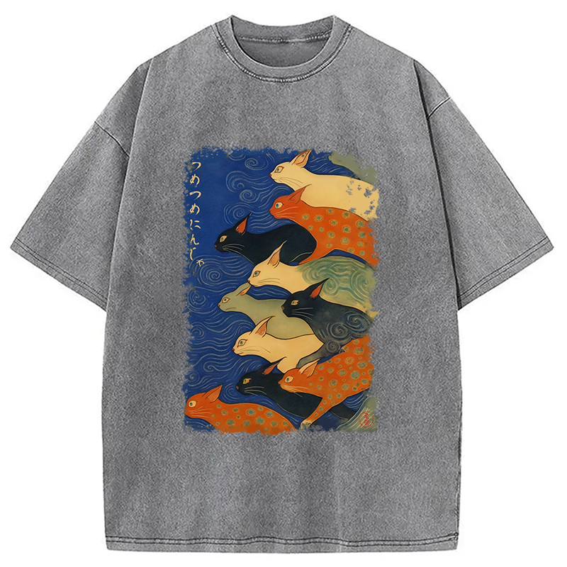 Modecanvas Claw-some Ninja Washed T-Shirt