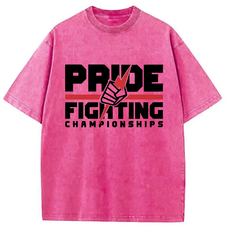 Modecanvas Fighting Competition Washed T-Shirt