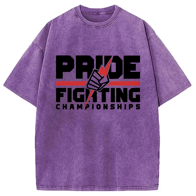 Modecanvas Fighting Competition Washed T-Shirt