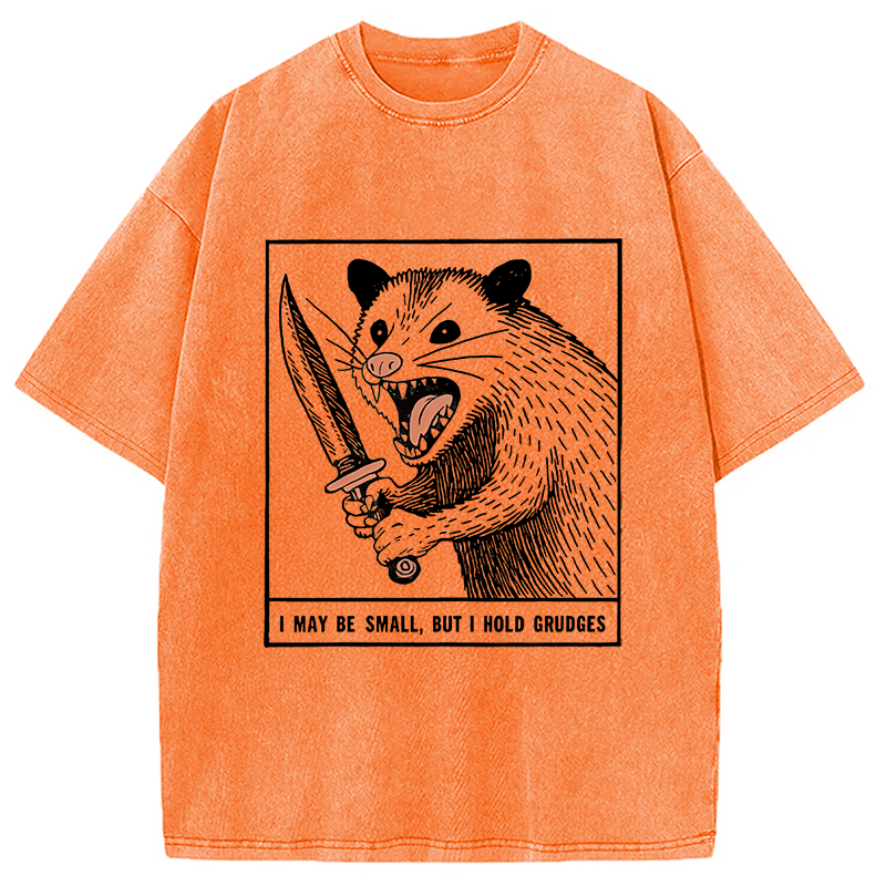 Modecanvas Possum With A Knife Washed T-Shirt
