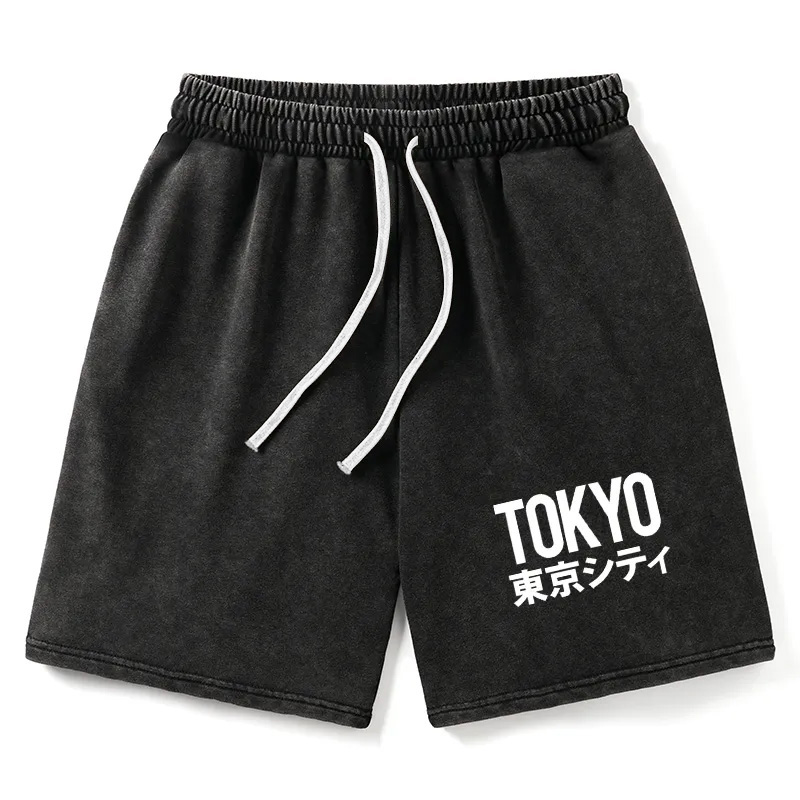 Modecanvas Tokyo City Washed Shorts