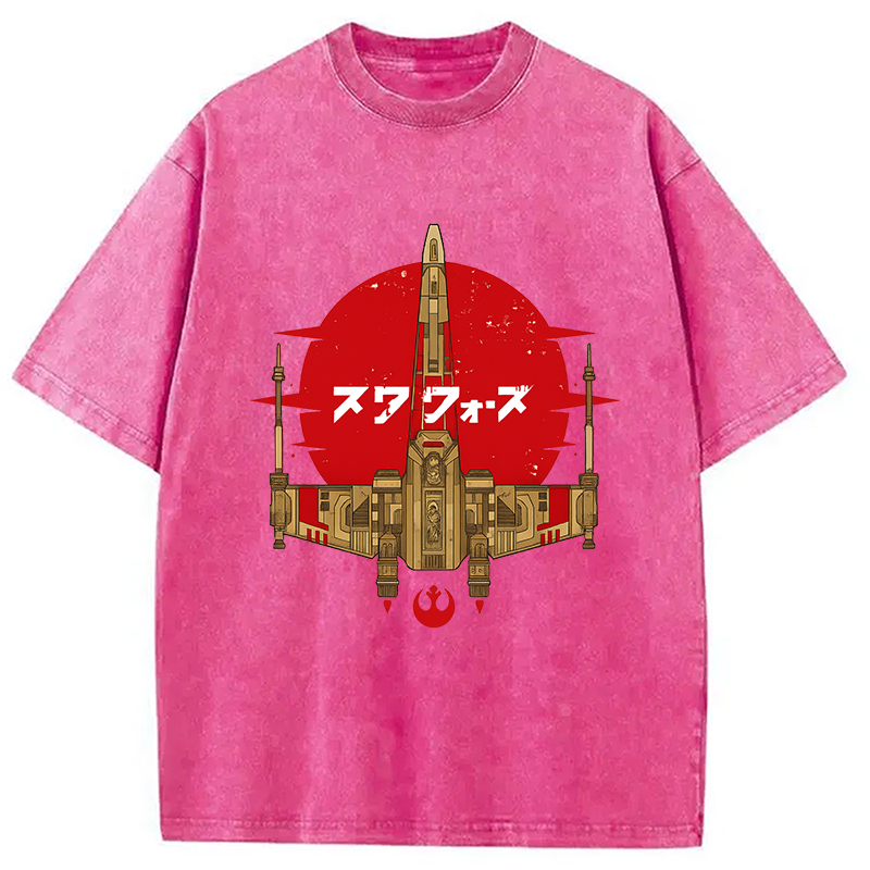 Modecanvas Ancient Starfighter Vintage Washed T-Shirt