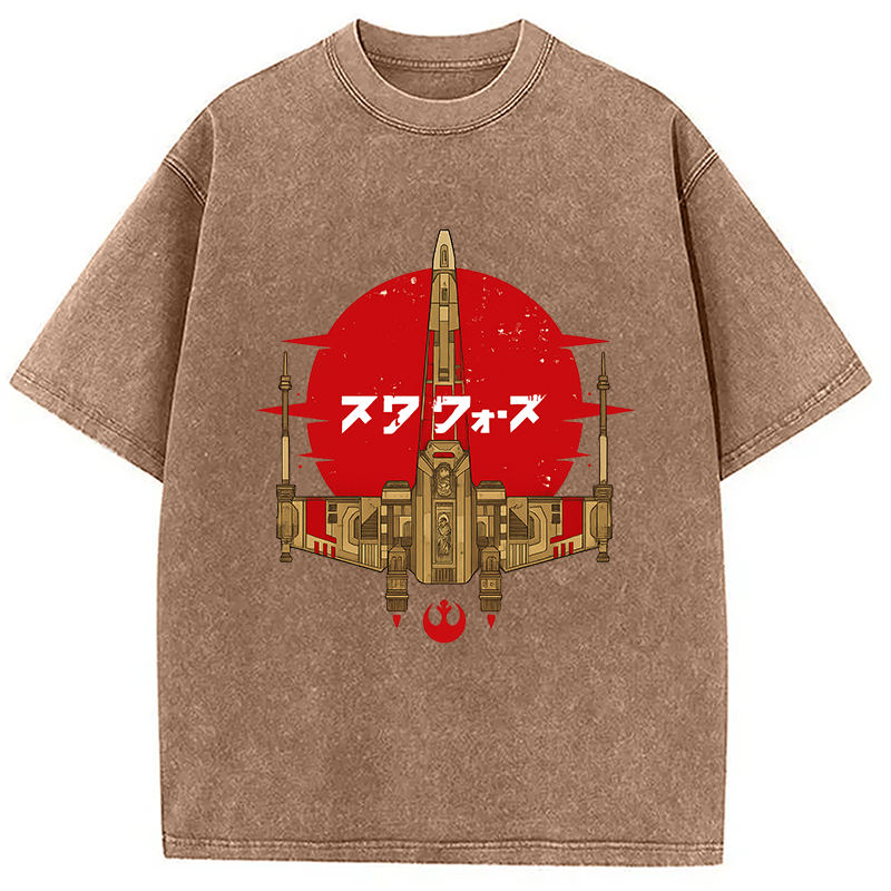 Modecanvas Ancient Starfighter Vintage Washed T-Shirt