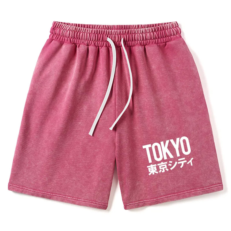 Modecanvas Tokyo City Washed Shorts