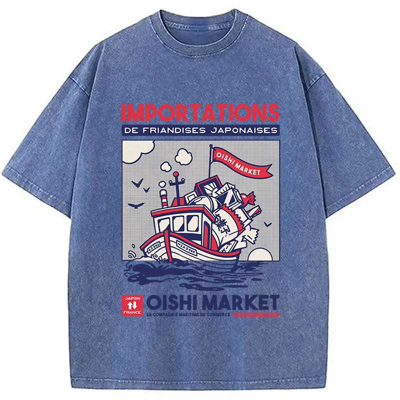 Modecanvas Importations De Friandises Japanese Washed T-Shirt