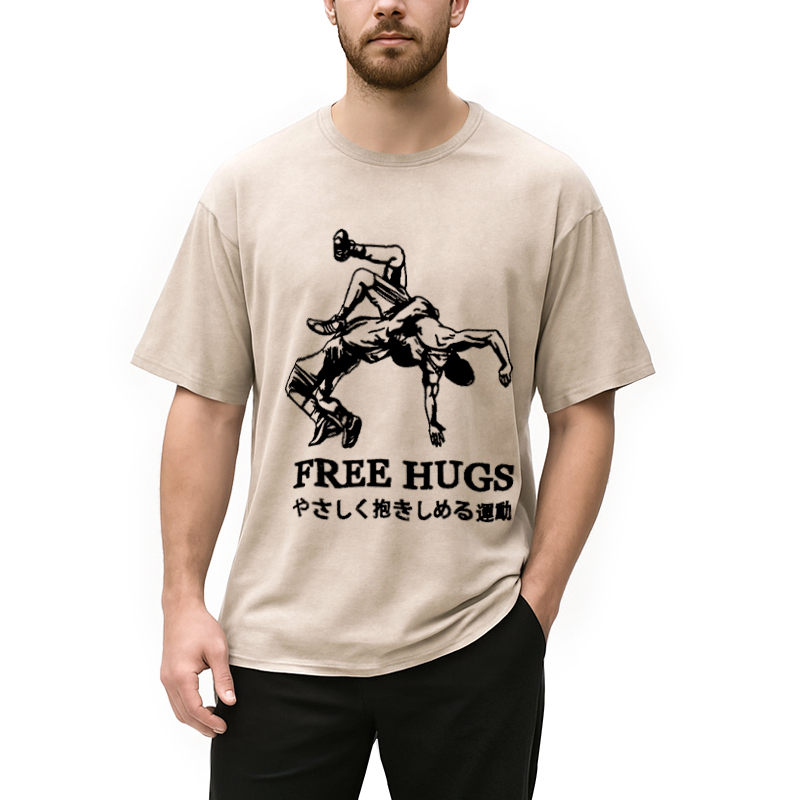 Modecanvas Interesting Jiu-Jitsu Washed T-Shirt