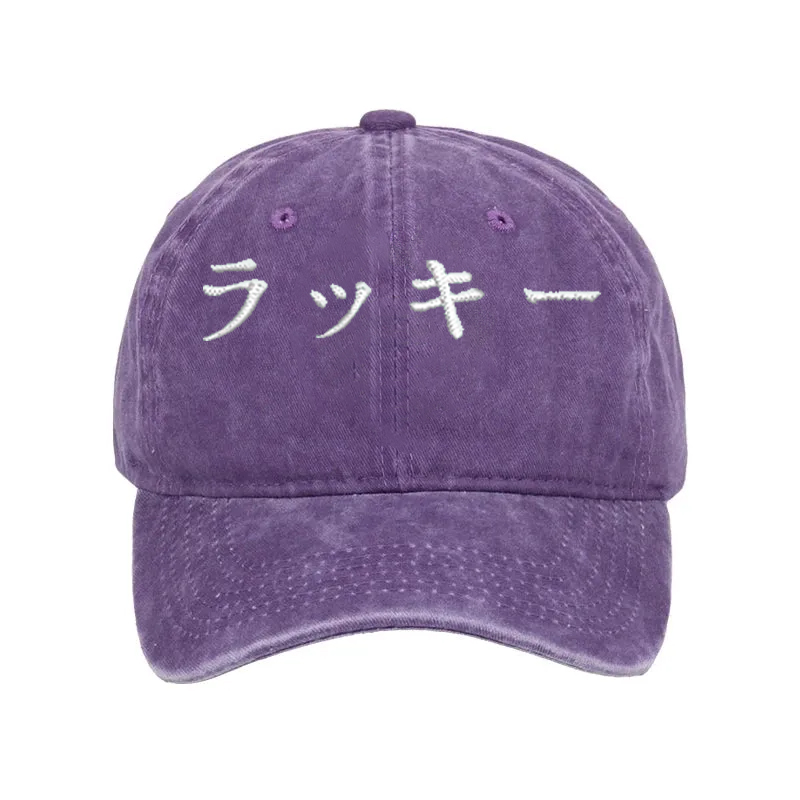 Modecanvas Lucky Japanese Washed Cap-modecanvas