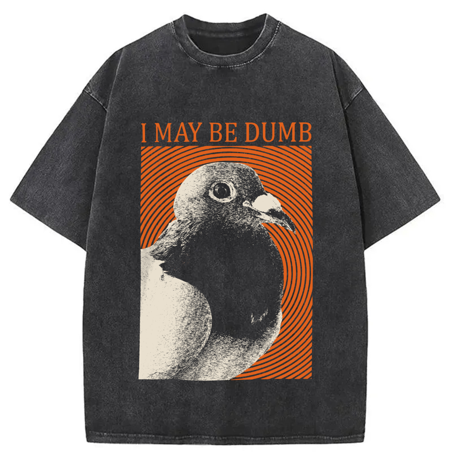 Modecanvas I May Be Dumb Washed T-Shirt-modecanvas