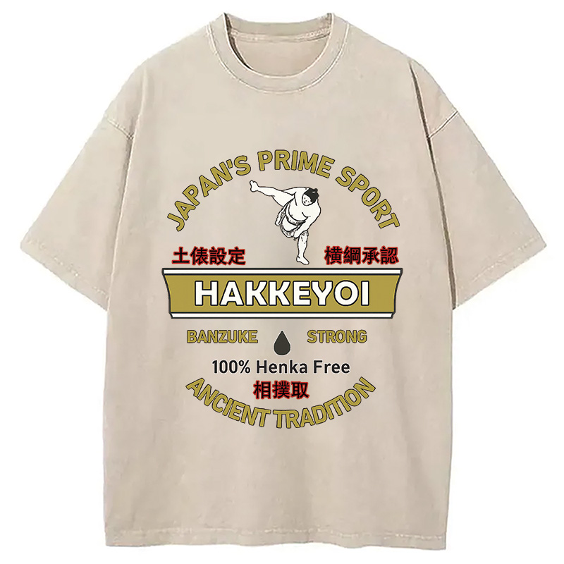 Modecanvas Sumo Japanese Vintage Washed T-Shirt