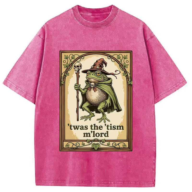 Modecanvas Frog with a Sword Washed T-Shirt