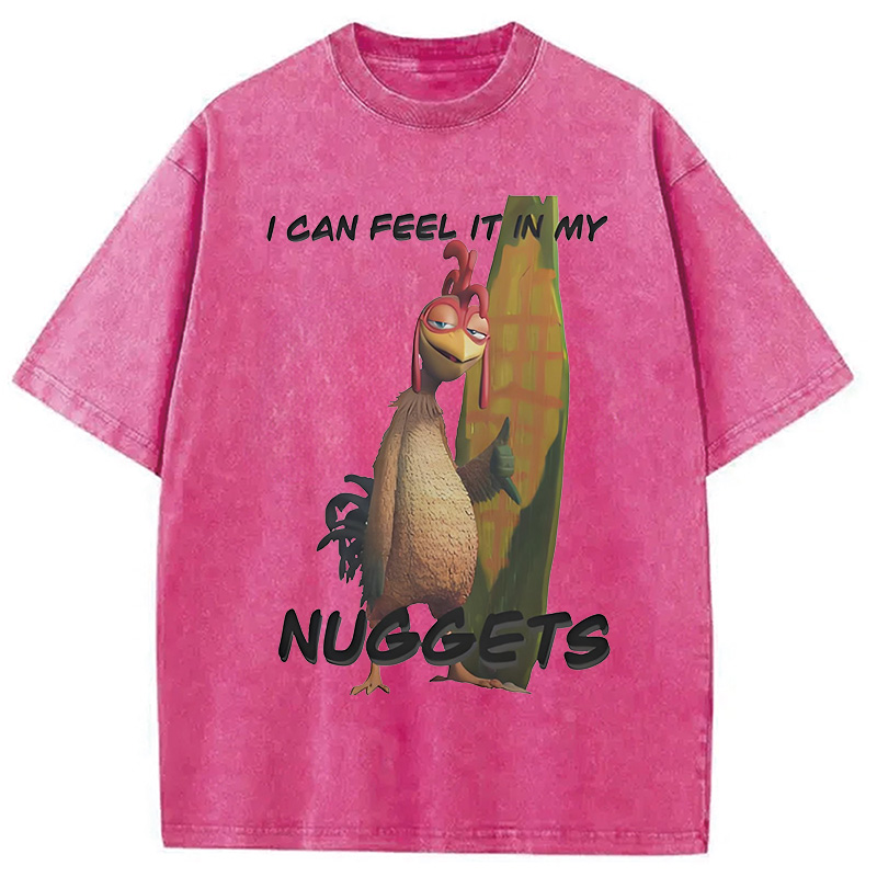 Modecanvas Chicken Joe Washed T-Shirt-modecanvas