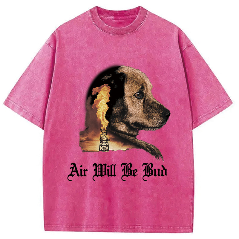 Modecanvas Air Will Be Bud Washed T-Shirt-modecanvas