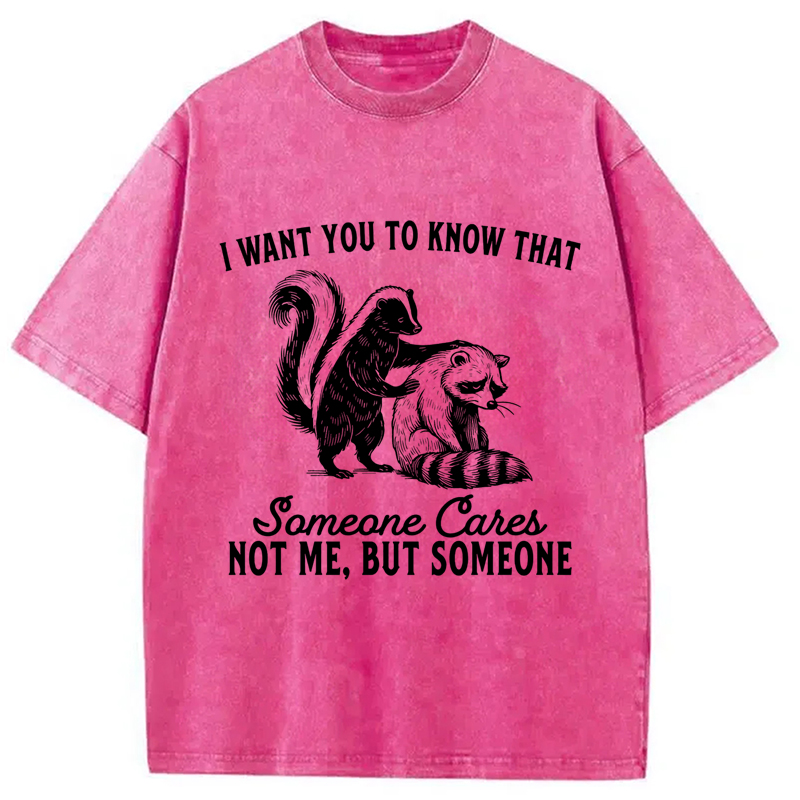 Modecanvas I Want You To Know That Not Me Washed T-Shirt