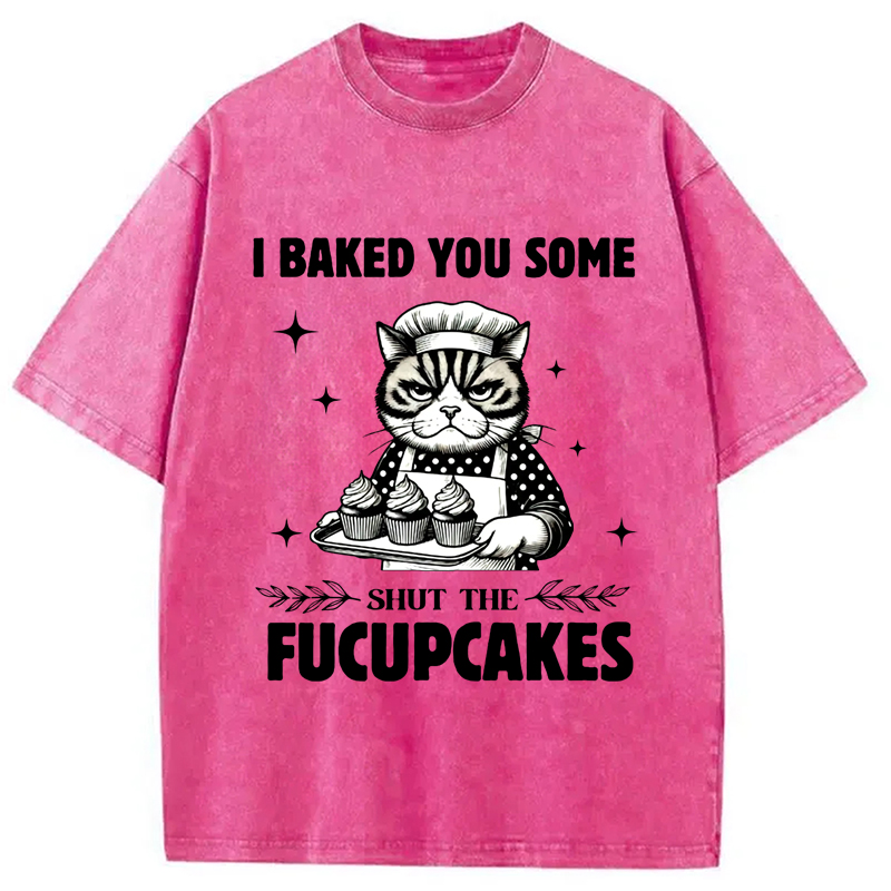 Modecanvas I Breakd You Some Pucupcakes Washed T-Shirt