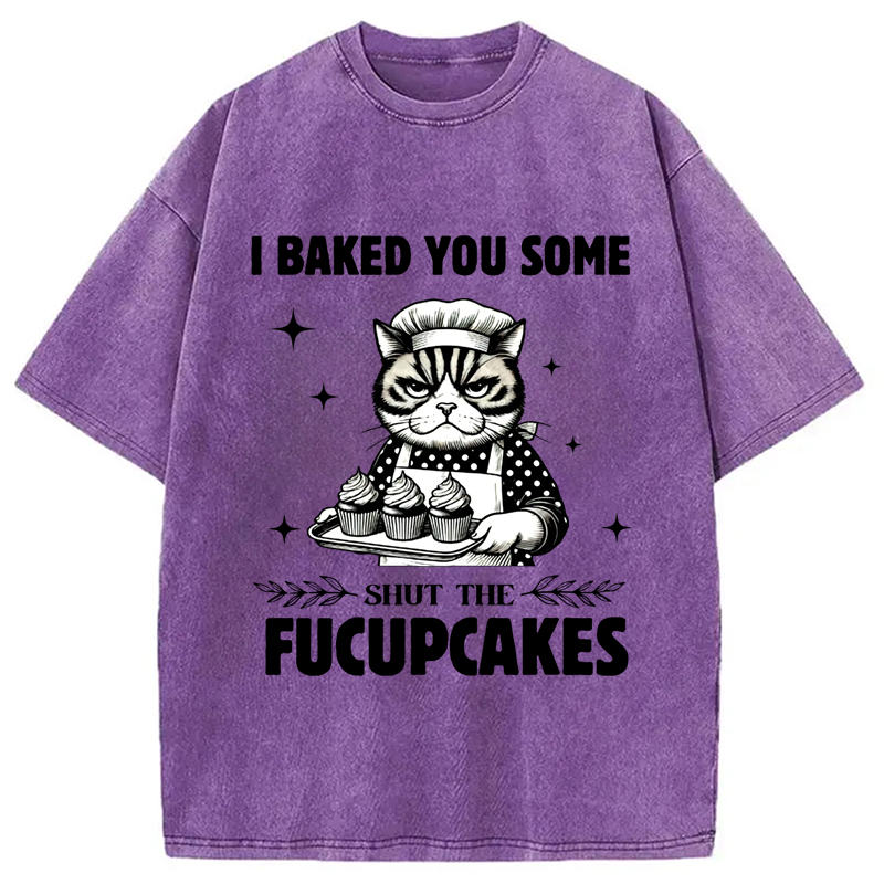 Modecanvas I Breakd You Some Pucupcakes Washed T-Shirt