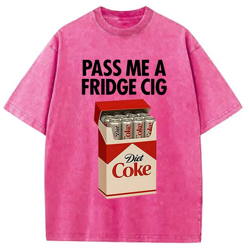 Modecanvas I Need A Diet Cola Washed T-Shirt For Sale