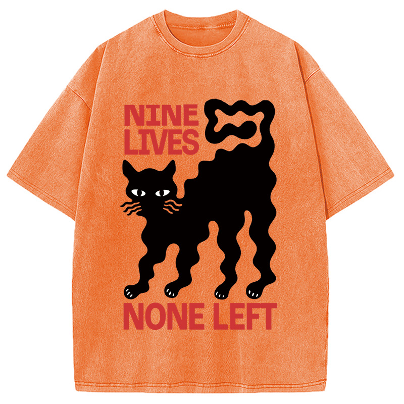 Modecanvas Neko Space Ramen Adventures Vintage Washed T-Shirt