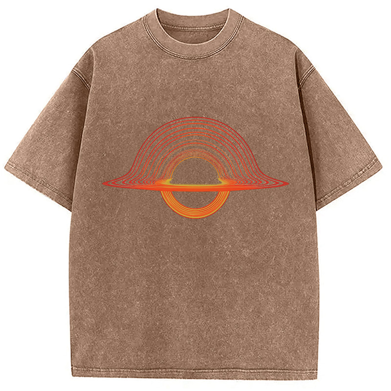 Modecanvas Planet Aperture Space Washed T-Shirt