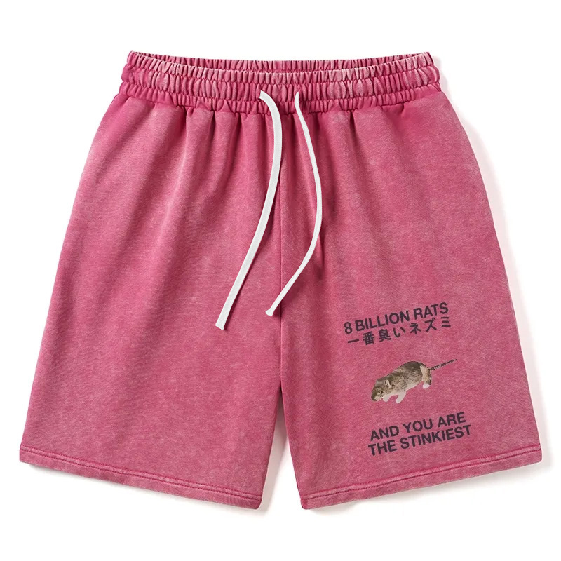 Modecanvas World's Stinkiest Rat Washed Shorts