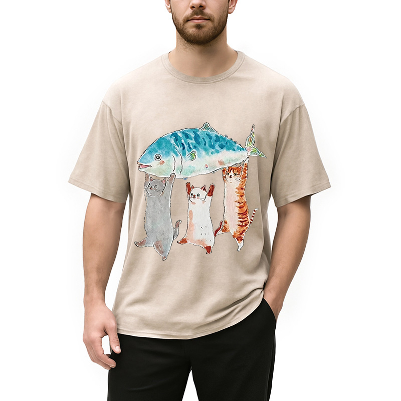Modecanvas The Joy Of Harvest Washed T-Shirt