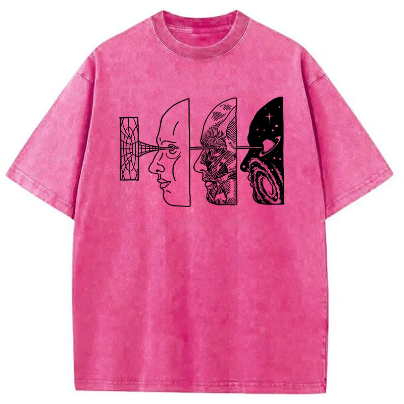 Modecanvas Reality Is Manipulated By Thought Washed T-Shirt