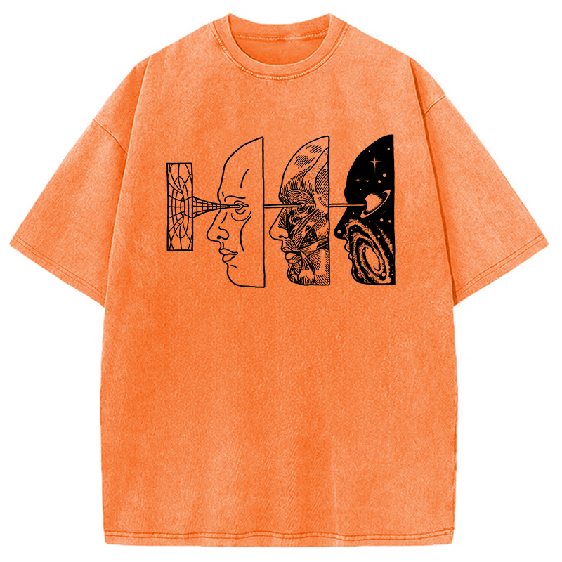 Modecanvas Reality Is Manipulated By Thought Washed T-Shirt