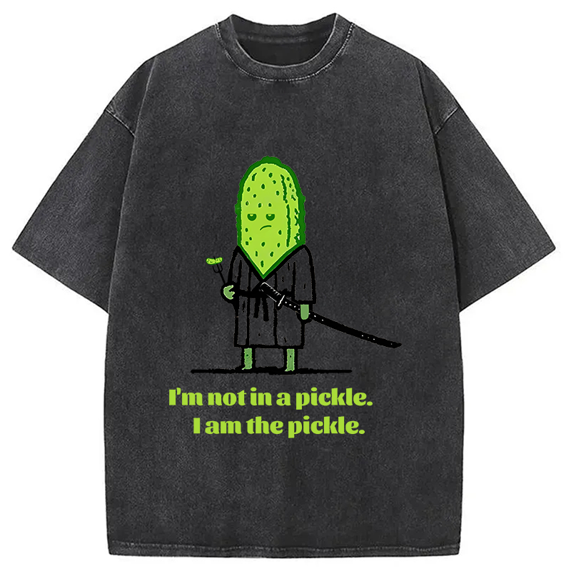 Modecanvas Cucumber Samurai Washed T-Shirt