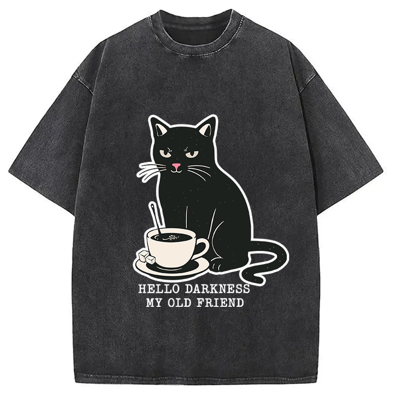 Modecanvas My Old Friend Washed T-Shirt
