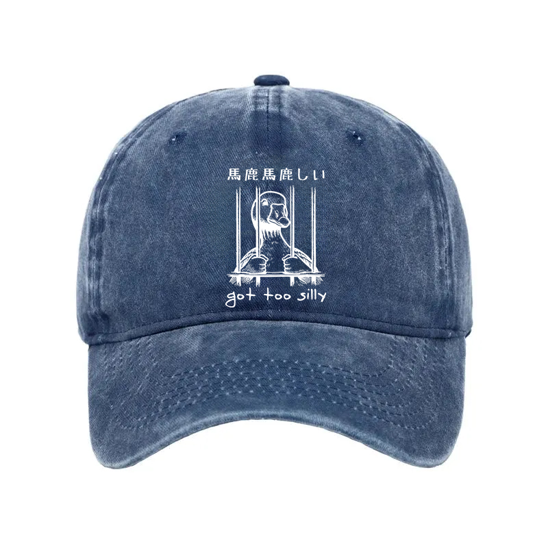 Modecanvas Got Too Silly Washed Cap-modecanvas