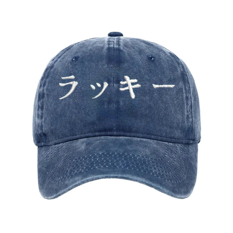 Modecanvas Lucky Japanese Washed Cap-modecanvas
