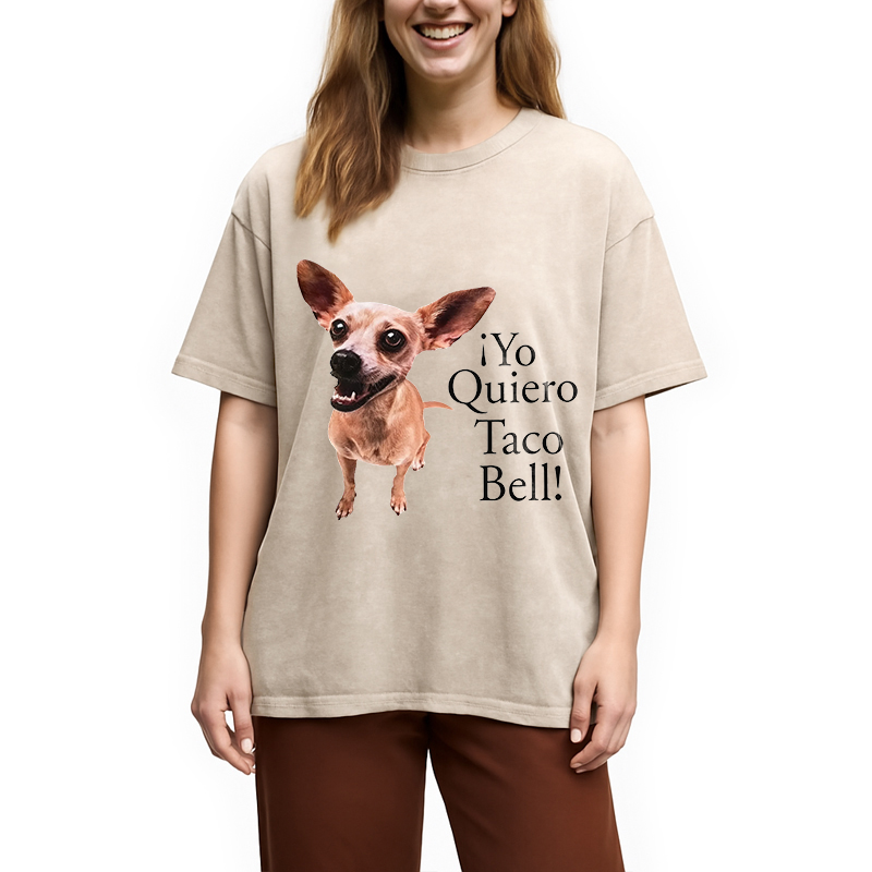 Modecanvas Yo Quiero Taco Bell Washed T-Shirt