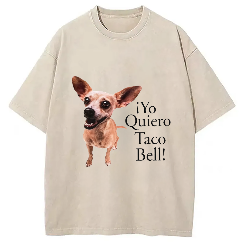 Modecanvas Yo Quiero Taco Bell Washed T-Shirt