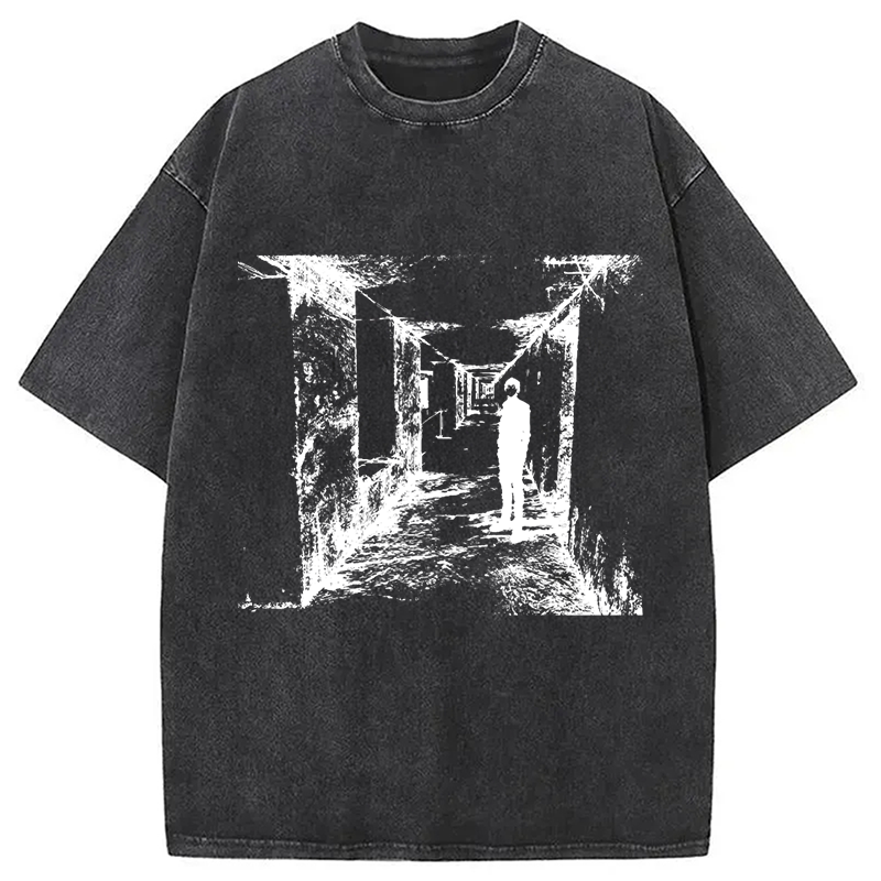 Modecanvas Nihei Blame! Pixel Art Washed T-Shirt