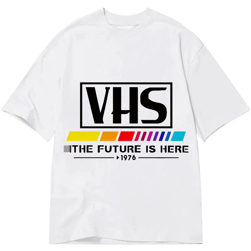 Modecanvas VHS 1976 Vintage DTG Printing Classic T-Shirt-modecanvas