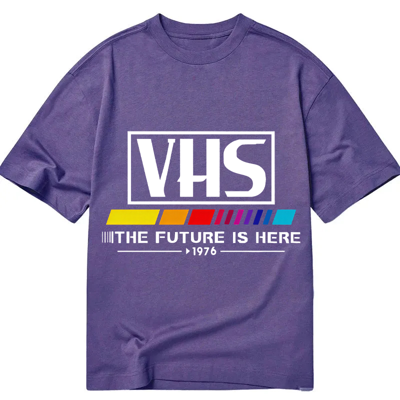 Modecanvas VHS 1976 Vintage DTG Printing Classic T-Shirt-modecanvas