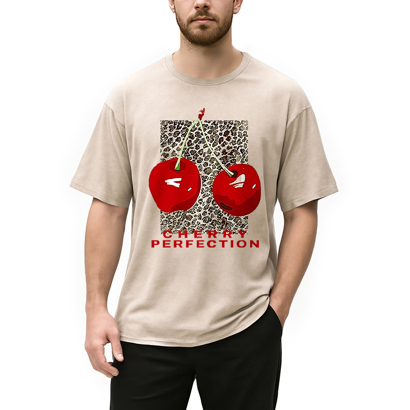 Modecanvas Cherry Perfection Washed T-Shirt