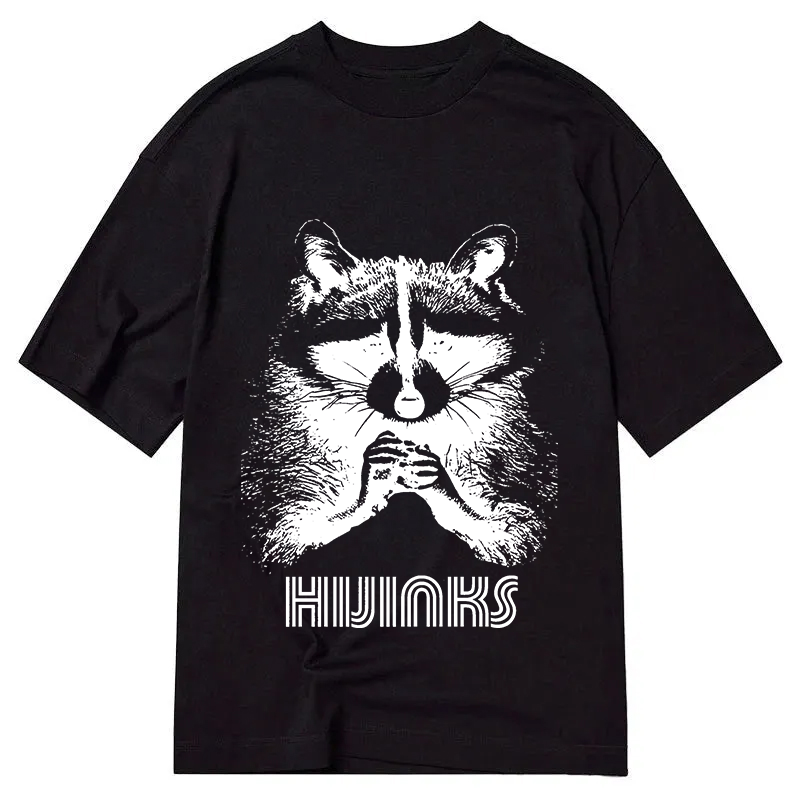Modecanvas Raccoon Hijinks DTG Printing Classic T-Shirt-modecanvas