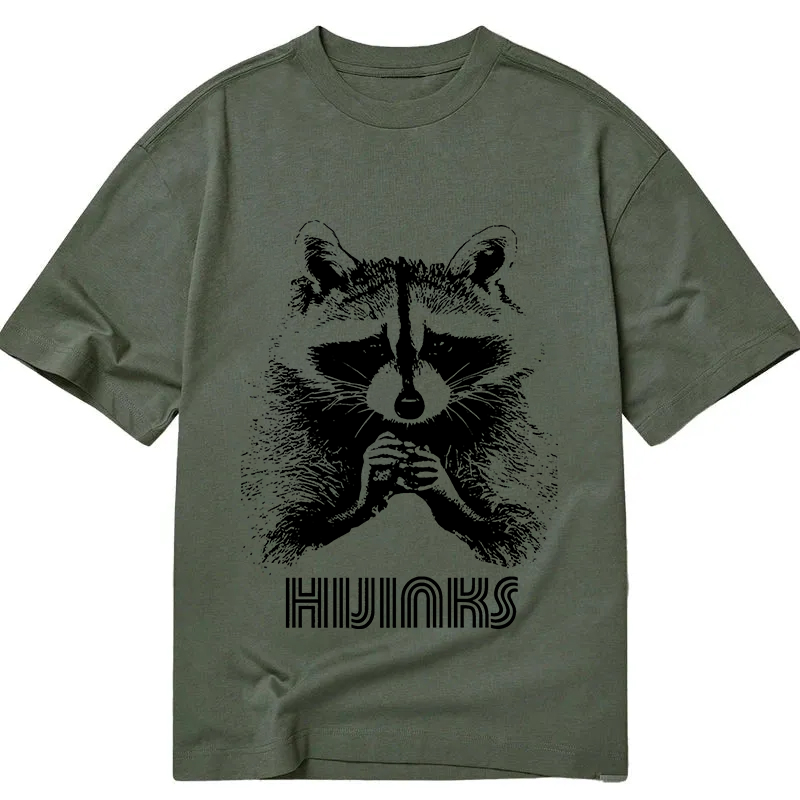 Modecanvas Raccoon Hijinks DTG Printing Classic T-Shirt-modecanvas