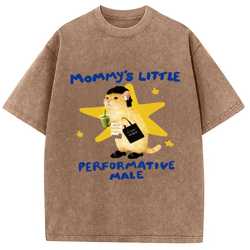 Modecanvas Performative Male Washed T-Shirt