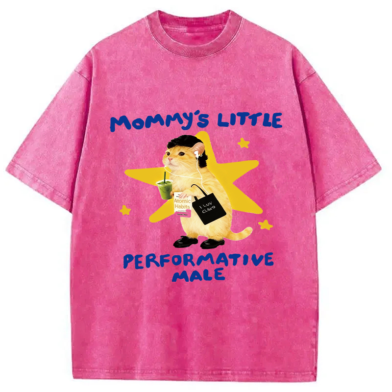 Modecanvas Performative Male Washed T-Shirt