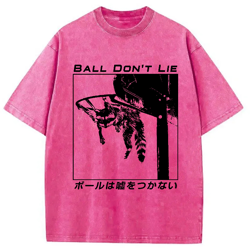 Modecanvas The Ball Doesn't Lie Washed T-Shirt