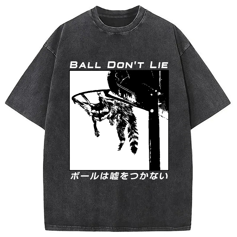 Modecanvas The Ball Doesn't Lie Washed T-Shirt