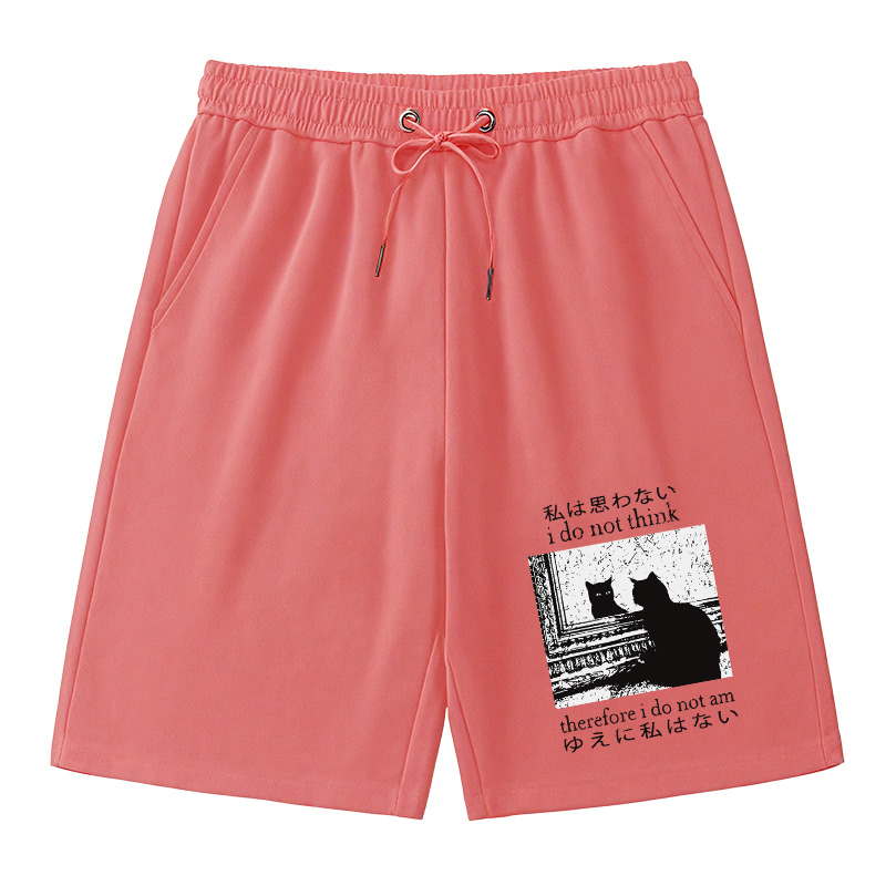 Modecanvas Thinking Cat Classic Short
