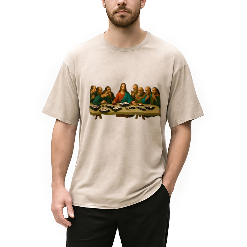 Modecanvas The Last Sush Washed T-Shirt